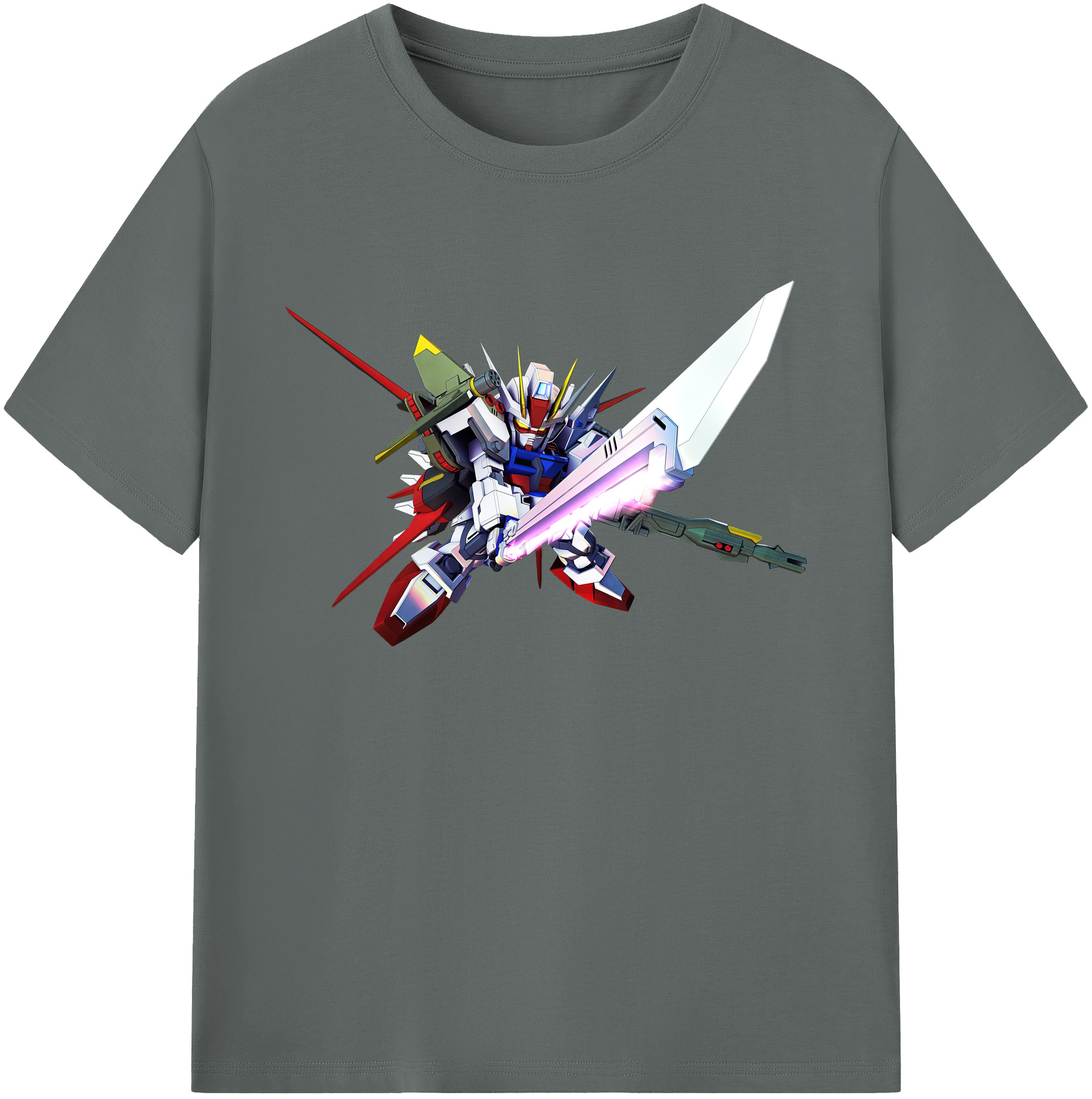 （画像用） 機動戦士ガンダム Mobile Suit Gundam 綿100％ メンズ半袖Tシャツ｜肌触りやわらか＆通気性